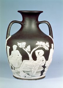 Wedgwood Stoneware kopi av Portland Vase, 1790 (keramikk)